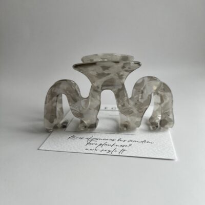 Plaukų segtukas žnyplės PILKA BANGA