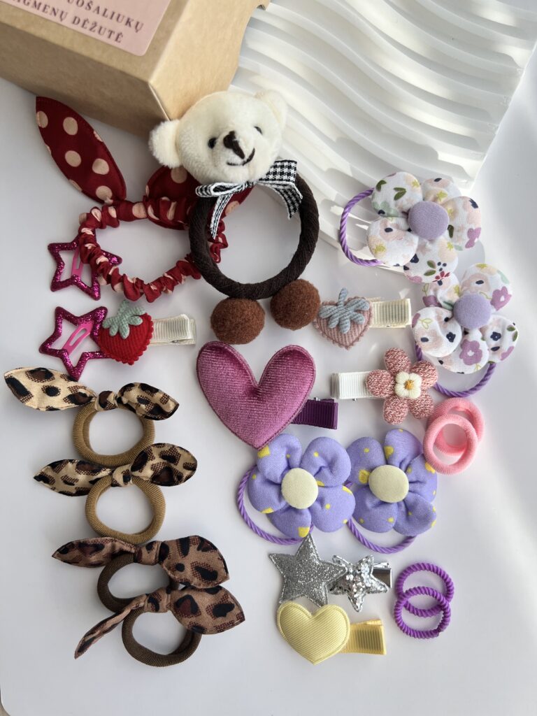 Plaukų aksesuarų rinkinys mergaitėms - Image 2