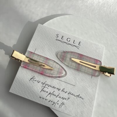 Makiažo plaukų segtukai "Mano diena"