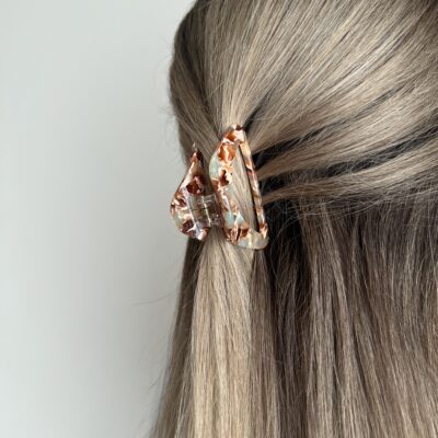 Nedidelis plaukų segtukas žnyplės KORALAS