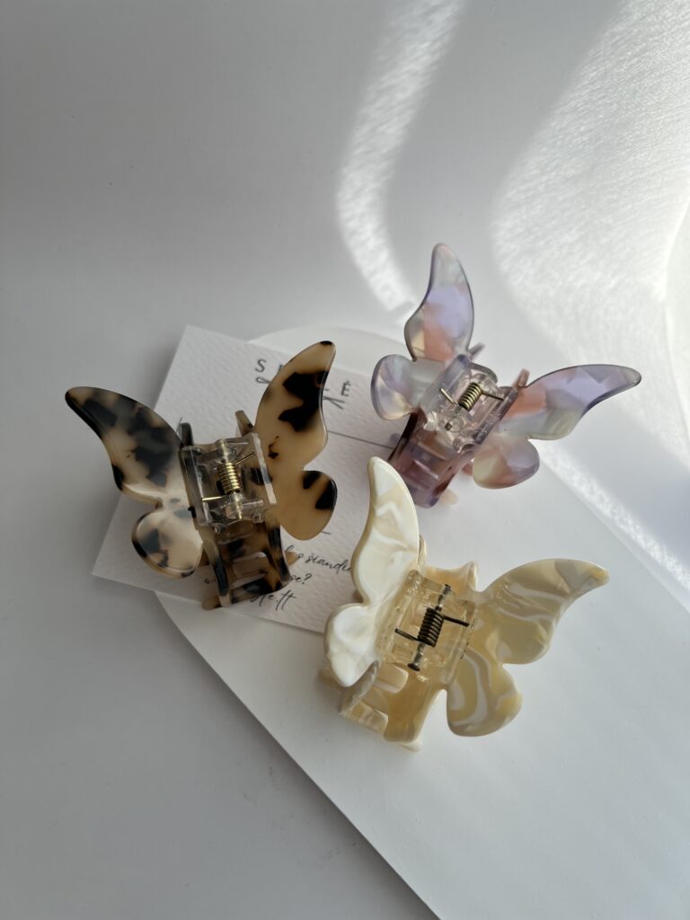 Plaukų segtukai žnyplės DRUGELIAI - Image 7