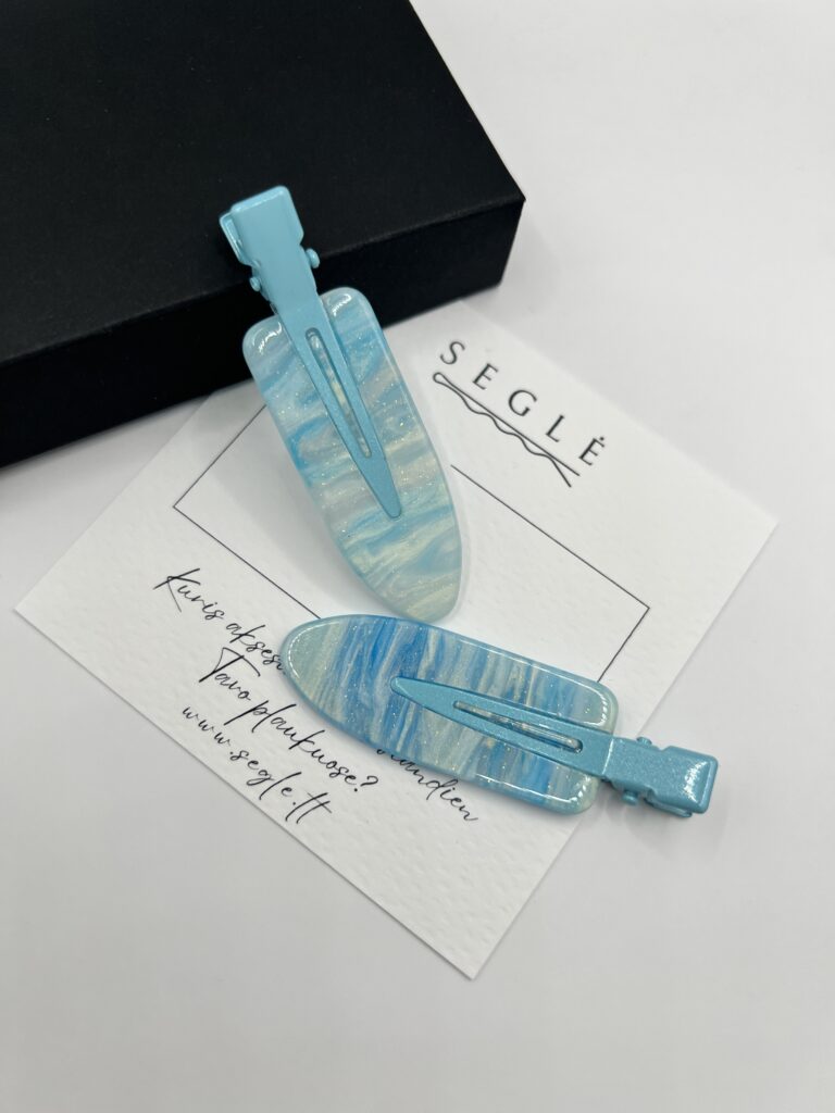 Makiažo plaukų segtukai "Dangus" - Image 2