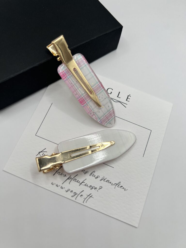 Makiažo plaukų segtukai "Mano diena" - Image 2