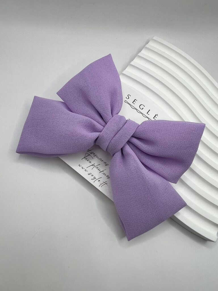 Plaukų aksesuarai mergaitėms "Levandų kaspinas" - Image 6