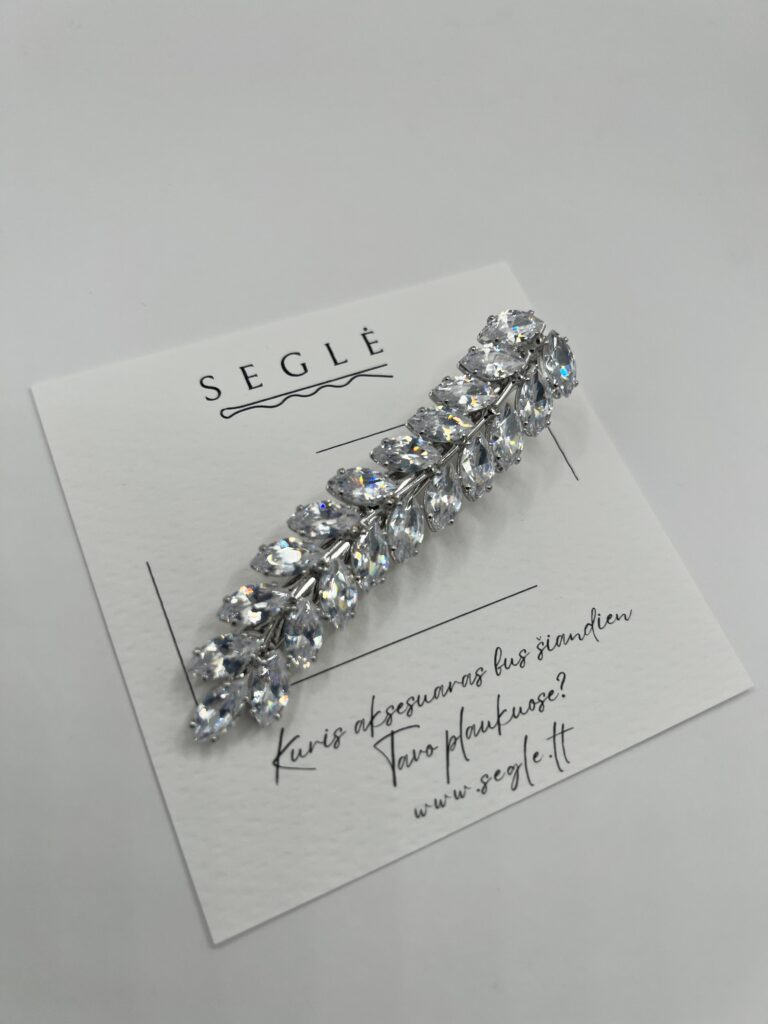 Plaukų segtukas nuotakoms "Prabangi šarma" - Image 4