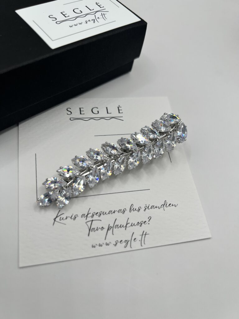 Plaukų segtukas nuotakoms "Prabangi šarma" - Image 5