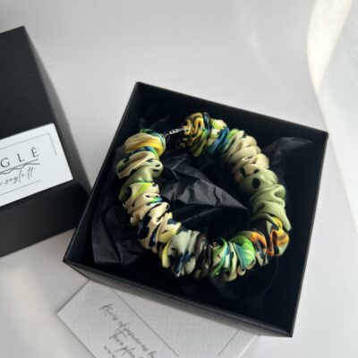 Šilkinės plaukų gumytės JUNGLE