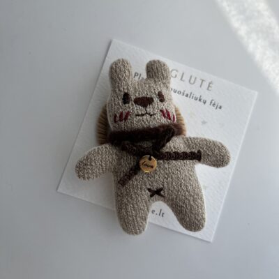 Plaukų gumytė mergaitėms su rudu meškučiu