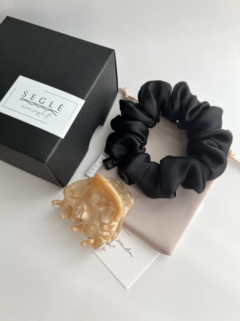 Plaukų aksesuarų rinkinys "Karamelinė kava" - Image 2