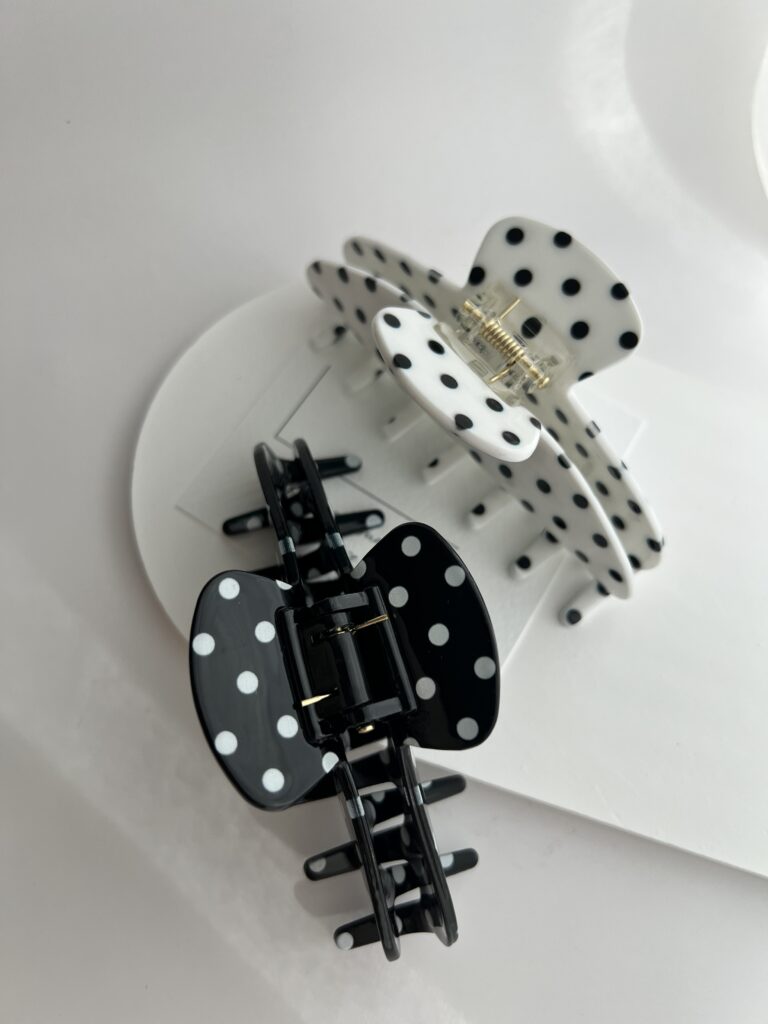 Plaukų segtukas žnyplės POLKA DOT - Image 5