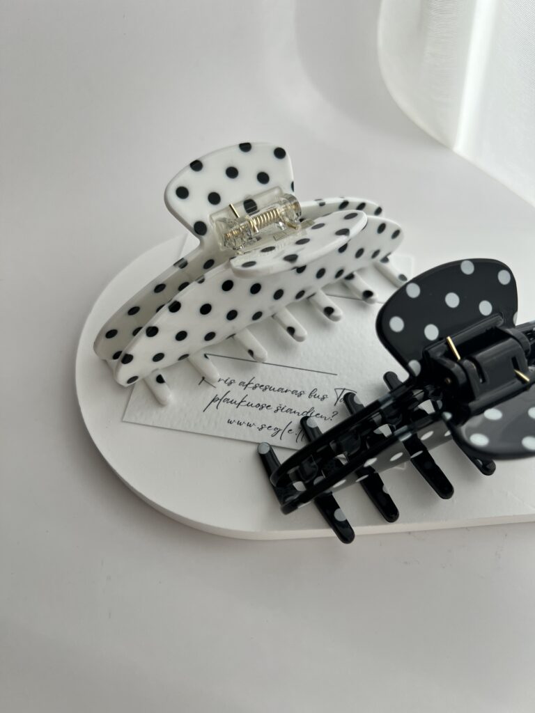 Plaukų segtukas žnyplės POLKA DOT - Image 2