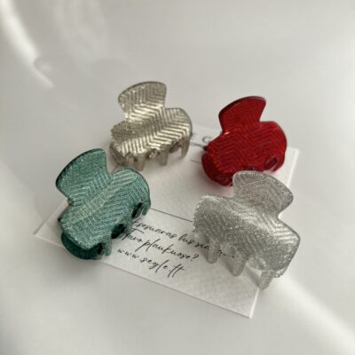 Blizgūs nedideli plaukų segtukai