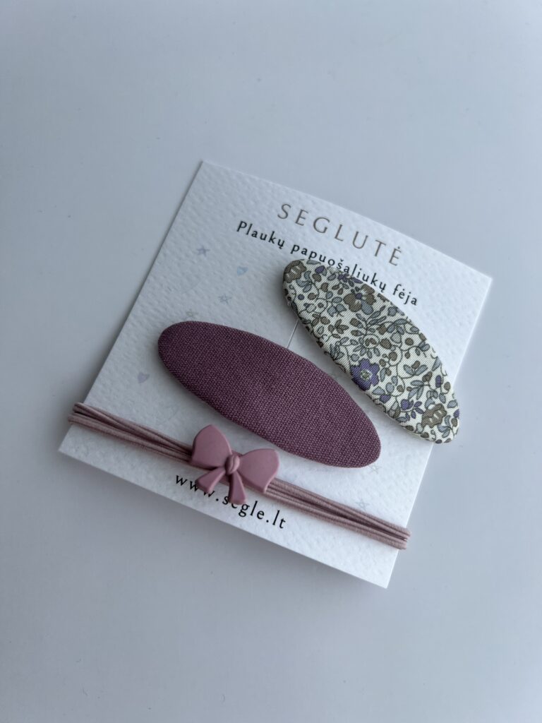 Plaukų segtukai mergaitėms ALYVOS