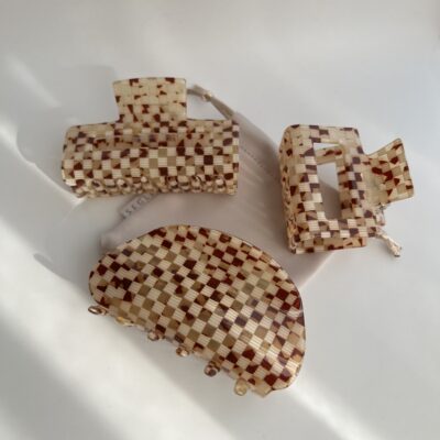 Plaukų segtukai žnyplės MOZAIKA