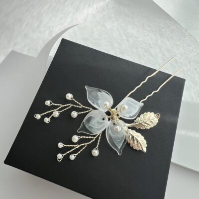 Smeigtukas vestuvinei šukuosenai GĖLĖS ŽIEDAS