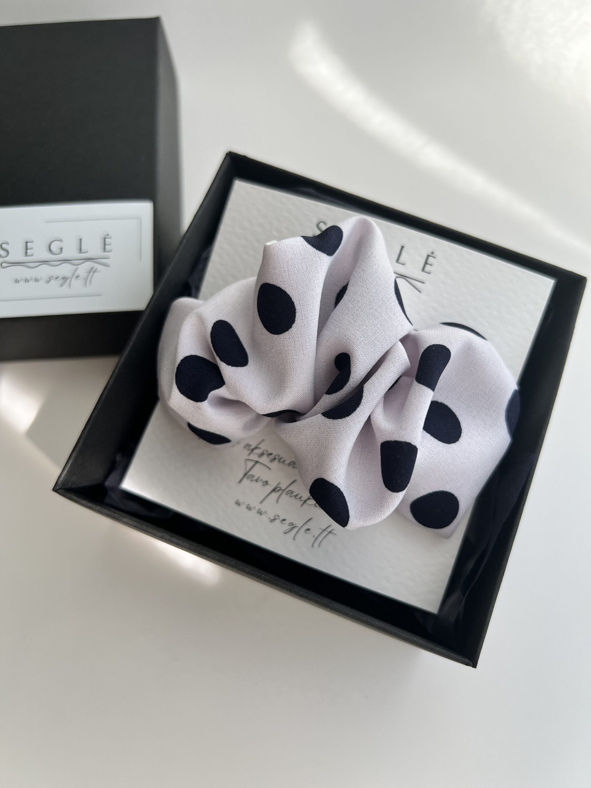 Plaukų segtukai – kruasanai POLKA DOT