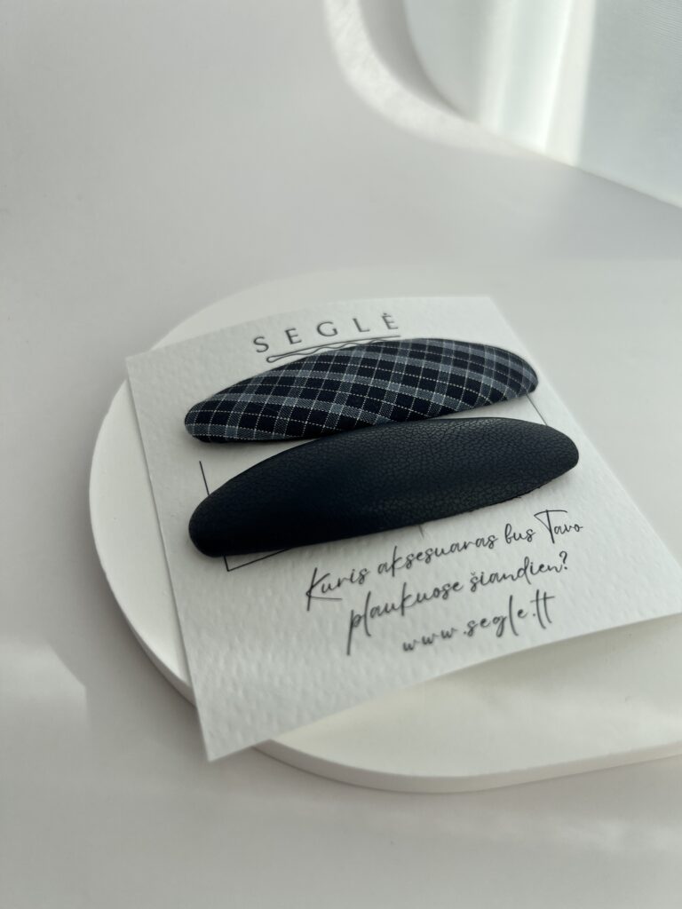 Mėlyni plaukų segtukai - Image 3
